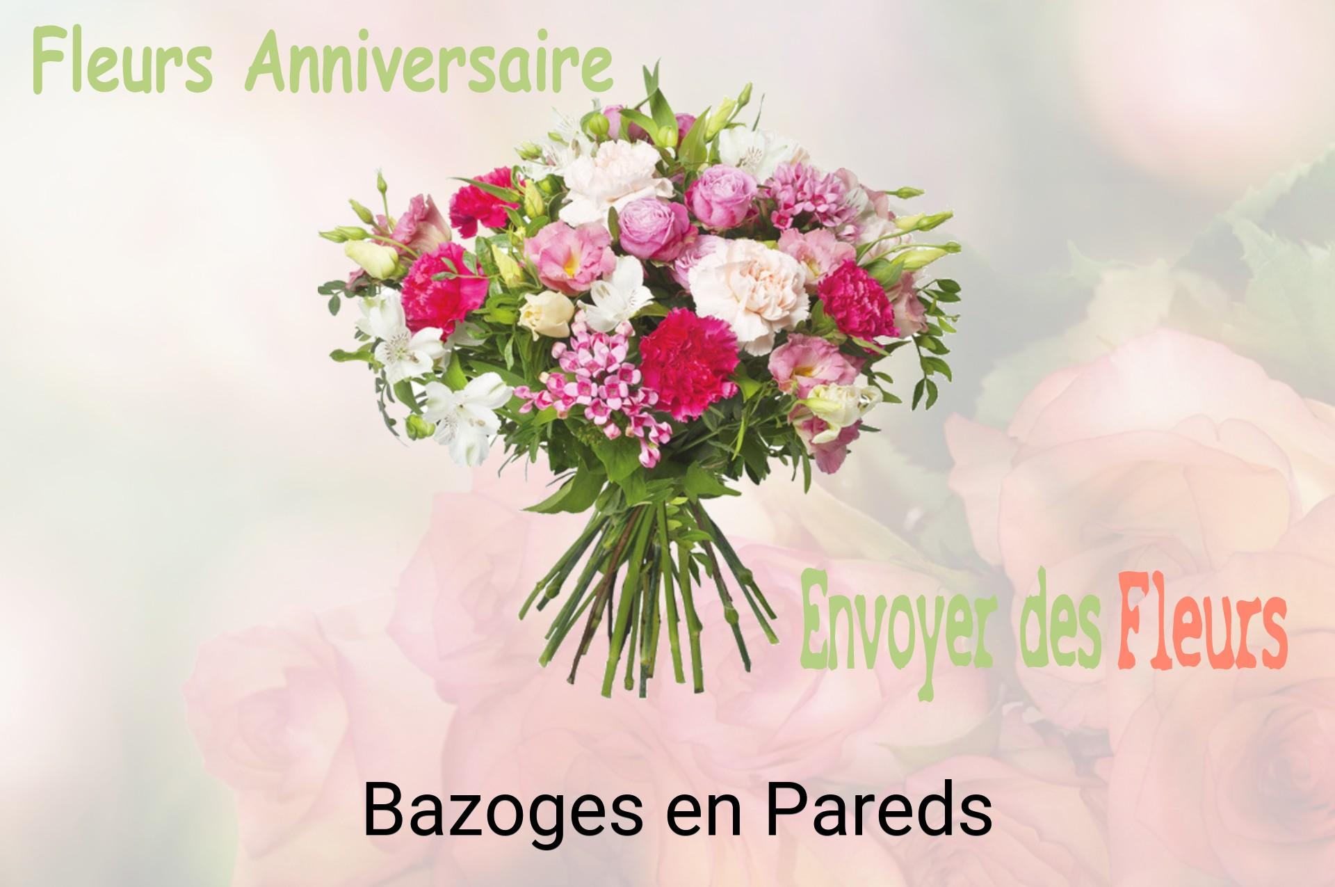Bouquet de fleurs d’anniversaire livré à Bazoges-en-Pareds