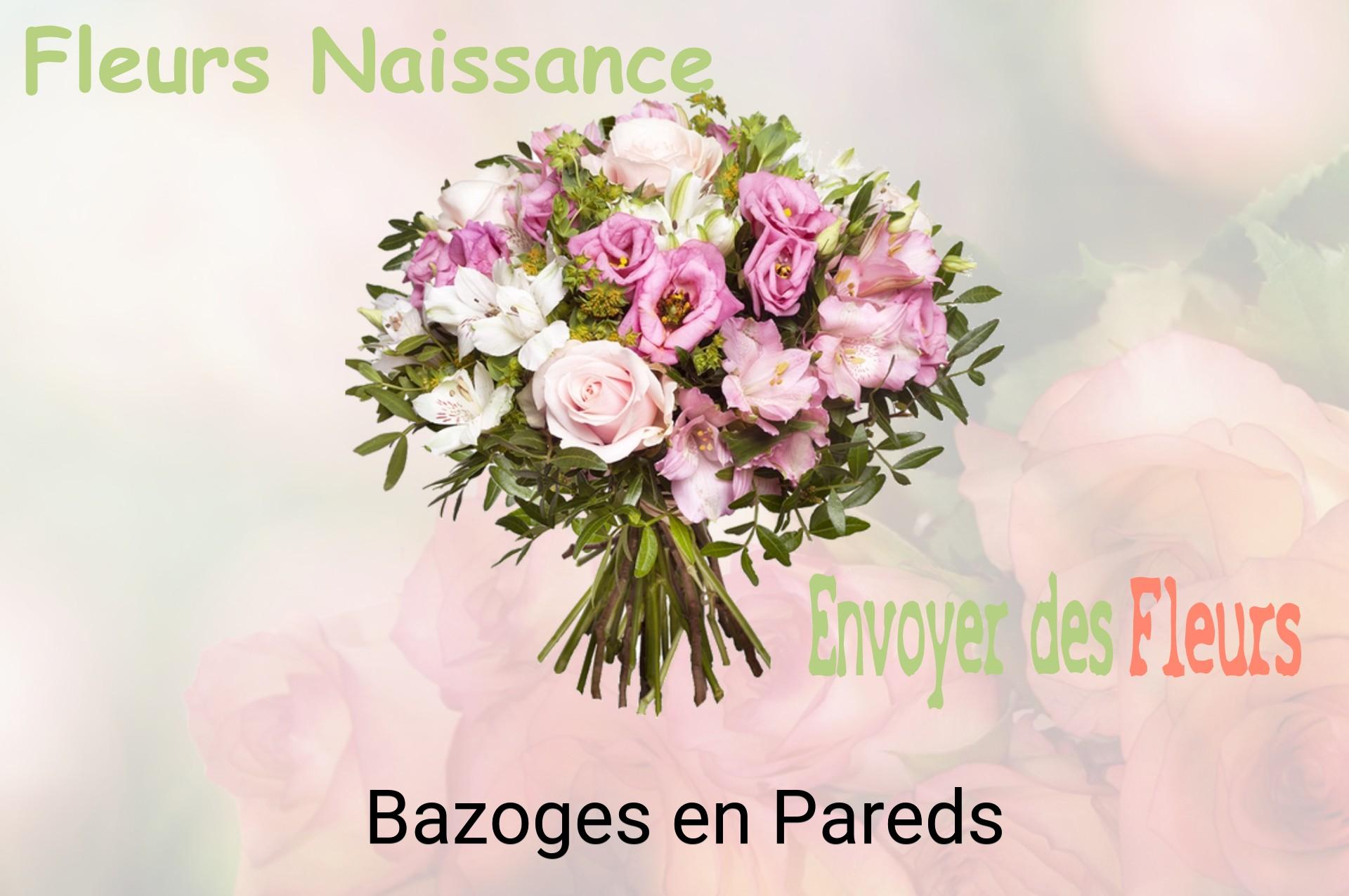 Bouquet de fleurs de naissance livré à Bazoges-en-Pareds